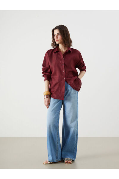 LC Waikiki Γυναικείο τζιν παντελόνι Özmarka New Season Wideleg