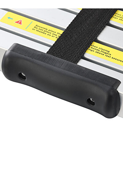 Lawazim Telescopic Ladder - 2.6m Folding Ladder - 8 Step Lightweight Ladder with 110kg Capacity