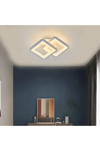LED CONCEPT LED chandelier with three types of light, remote control, adjustable intensity, 52W, 33x22x10cm