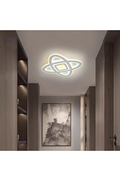 LED CONCEPT Smart LED chandelier with remote control and three types of light, round, 152W, dimmable, 40x40x5cm