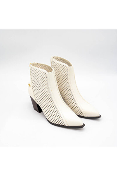 Liu Jo - White Cowboy-Style Boots - Leather
