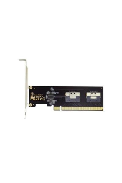 NFHK Placă NVME duală 2X Slimline SFF-8654 X8 către PCI-Express X16 3.0 4.0 Raid