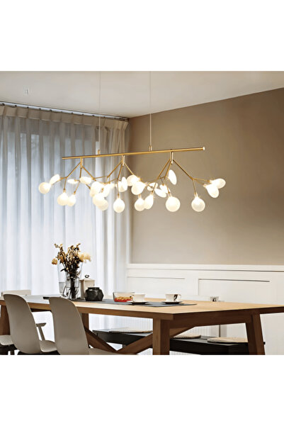 BAB Modern Gold Ceiling Chandelier with Branch Design 27 Lights