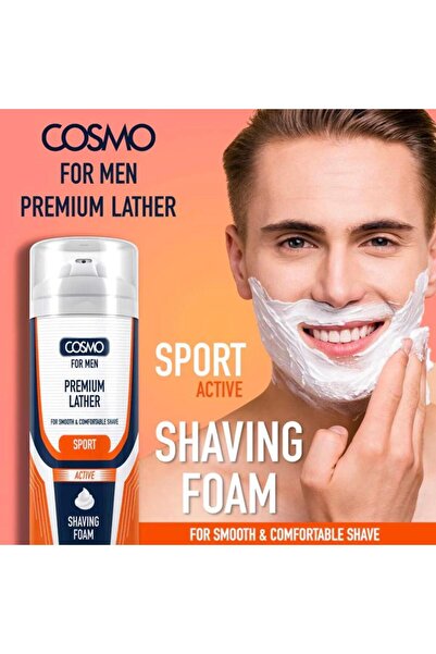 Cosmo Men's Shaving Foam Active by - 400ml