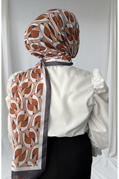 MODA Mineleşarp Geometric Patterned Soft Shawl