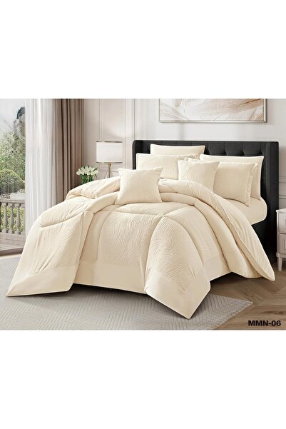 Roshen Winter 8-piece double bed duvet cover set, heavy soft velvet, embossed and engraved, where luxury meets comfort, size 260*230