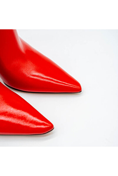 Casadei 8 SENSE CYBER RED - WOMEN'S ANKLE BOOTS