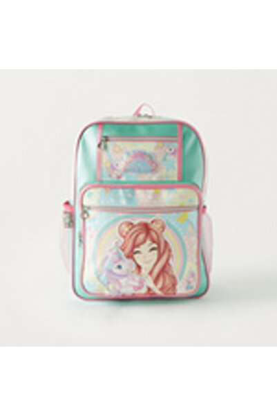 minmie حقيبة ظهر مقاس 16 بوصة مع أحزمة قابلة للتعديل وزخارف يونيكورن من - 32 ...