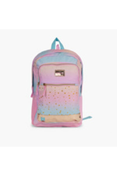 Buzz 18 Inch Backpack with Adjustable Straps and Gradient Color