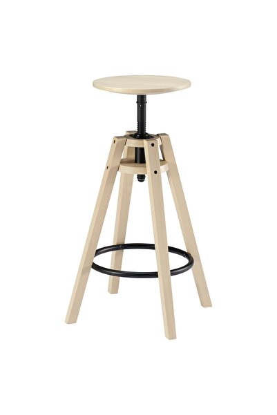 IKEA DALFRED Bar stool, birch, 63-74 cm