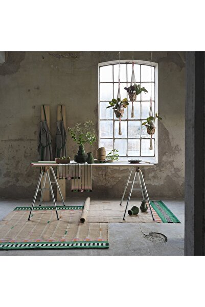 IKEA MÄVINN Plant pot hanger, white/handmade