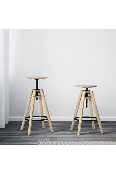 IKEA DALFRED Bar stool, birch, 63-74 cm