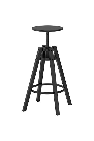 IKEA DALFRED Bar Stool, Black, 63-74 cm