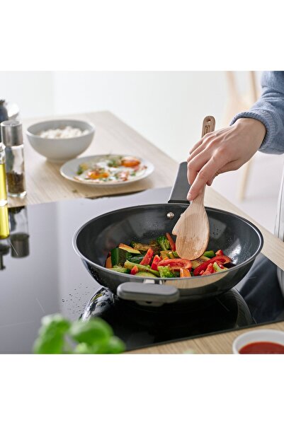 IKEA STRÅLFENA Spoon for cooking, solid birch, 29 cm