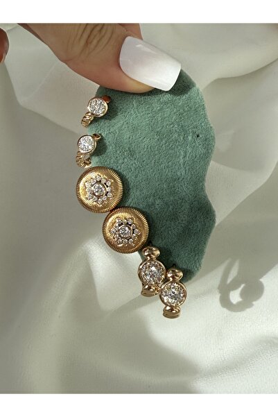 Olala Aksesuar Kararmaz Antialerjik Rose Gold Altılı Küpe Kombini