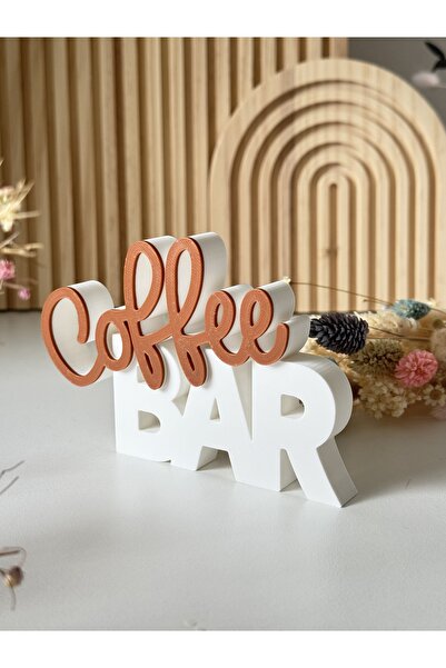 Coffee Bar Post – 3D Decorative Table & Graffiti, Coffee Corner Ornament