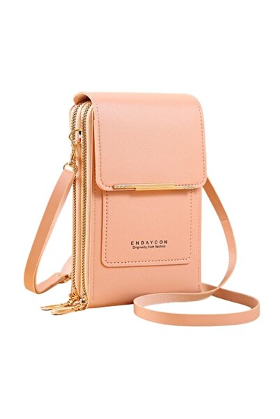 OEM Geantă de telefon mobil cu ecran tactil, Signice®, geantă crossbody din piele PU pentru femei cu blocare RFID, 11x19x