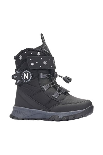 QUNDIR Kız Çocuk Su Geçirmez Kışlık Kaymaz Taban Kürklü Bot