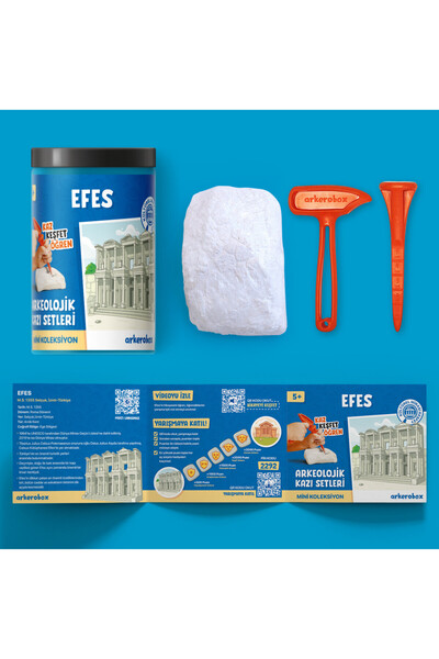 arkerebox Mini set arheologic educațional și puzzle 3D, Efes - Biblioteca Celsus