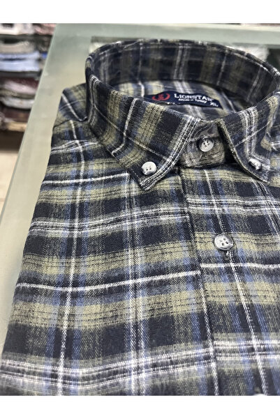 MASSARO Winter Woodcutter Double Pocket Wool Shirt