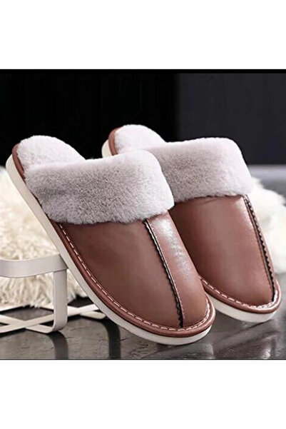 1way حذاء منزلي مبطن بالفرو