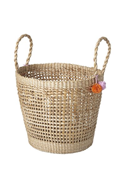 IKEA MÄVINN Basket, banana fibre handmade, 28 x 25 x 33 cm