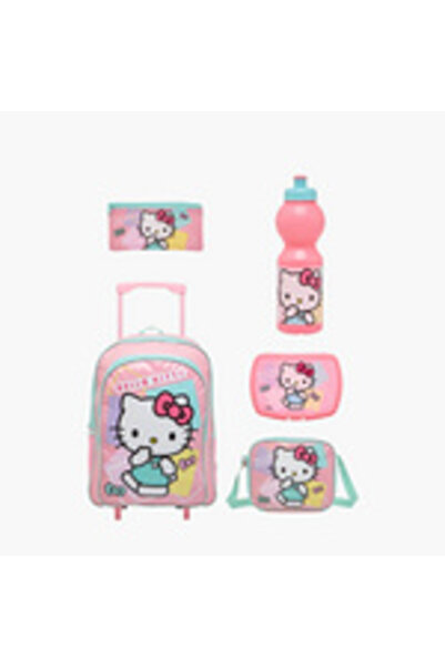 zmzm مجموعة حقائب مدرسية بعجلات من 5 قطع للبنات من عمر 5 إلى 8 سنوات مع حقيبة...