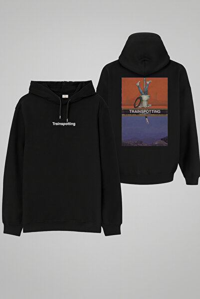 MODA Φούτερ με κουκούλα για ενήλικες Trainspotting με τύπωμα με κουκούλα