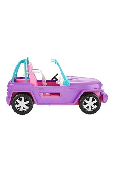 Barbie Convertible Buggy Car, All-Terrain Vehicle, Purple, Blue and Pink, Toy for Children GMT46