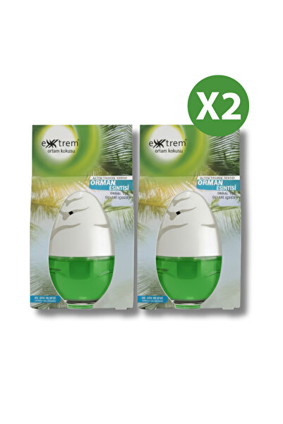 EXXTREM 2 Adet Orman Esintisi Ortam Kokusu | Küre Oda ve Araba Kokusu (2x100ml)