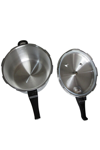 Generic Shopi Classic Pressure Cooker, Strong Aluminium Body with Safety Valve & Easy Grip Dual Handles