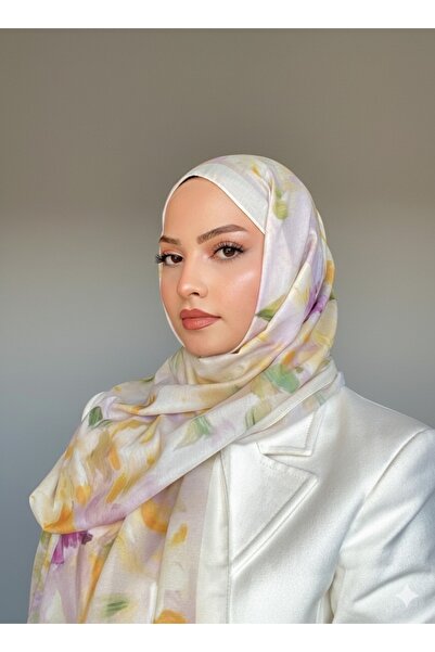WOHOME Desenli Pamuk Soft Şal Serisi Kadın Eşarp Şal