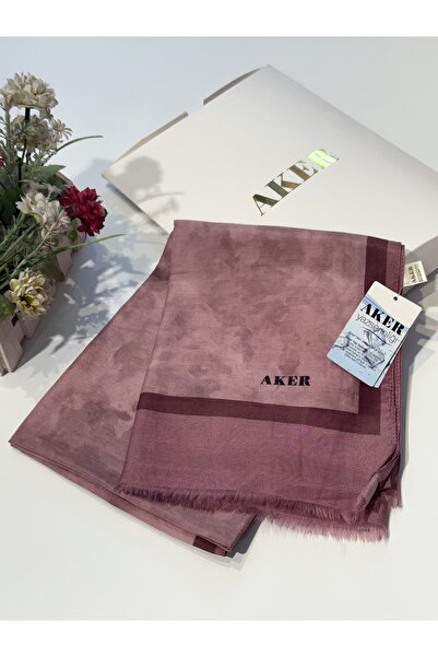 Aker Yaz Serinliği Bulut Desen Şal