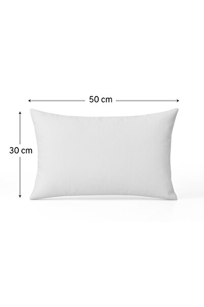 Buemshop 30x50 Kırlent Içi Yastık | Silikon Elyaf Dolgulu Iç Yastık | Dekorat...