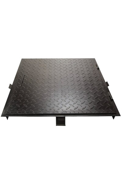 EVOSANITARY Capac Camin 1047 - Lungime 600 mm Latime 600 mm Culoare Negru