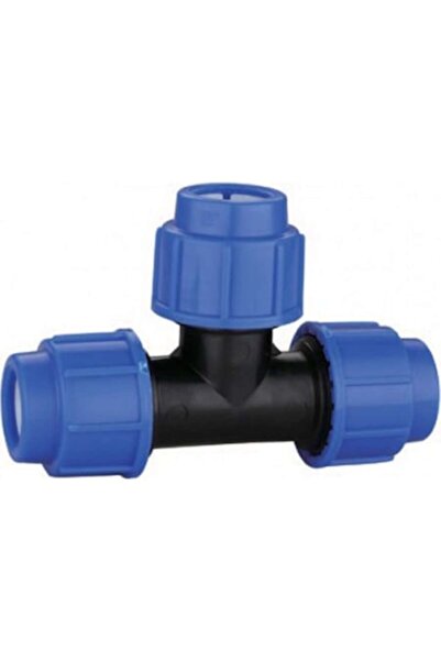 Beldeny PEHD equal compression tee D25 mm -