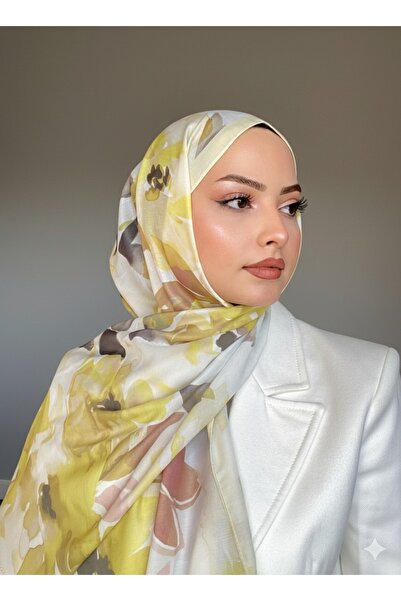 WOHOME Desenli Pamuk Soft Şal Serisi Kadın Eşarp Şal