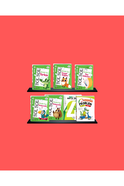 öğretmen evde 4. Sınıf Süper Ekonomik Set - 7 Parça - Yayınları (2025-2026)