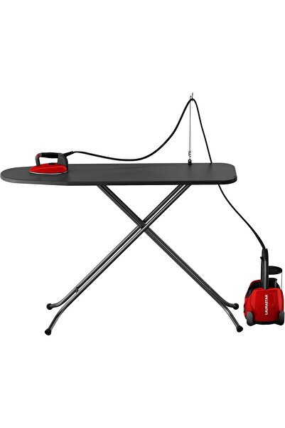 LAURASTAR Lift Steam Iron in Original Red: Swiss Engineered 3-in-1 Steam Generator that Irons, Steam
