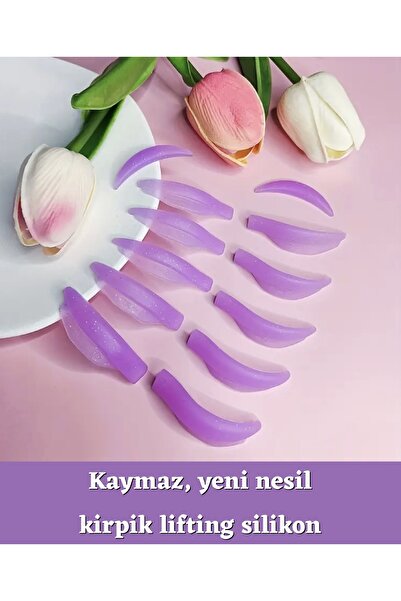 DFCOSMETICS Kendinden yapışan kirpik lifting silikon ped 6 çift