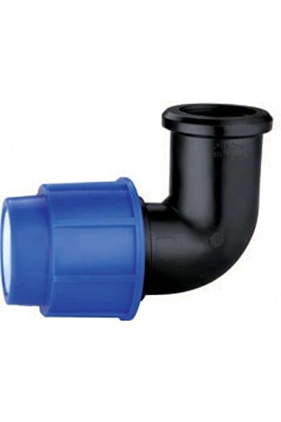 Beldeny PEHD compression elbow with internal thread D 32 mm x 1" -