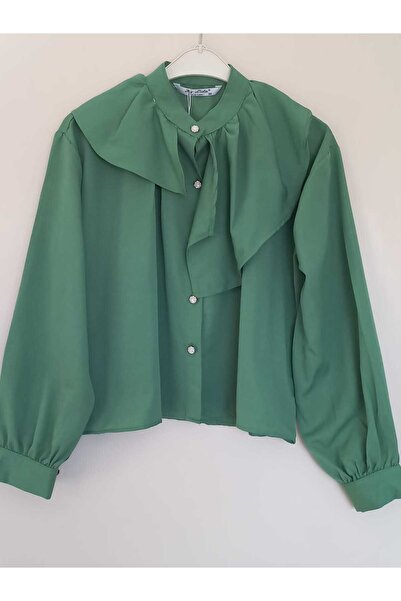 Zübeyde Sayın Γυναικείο πουκάμισο με λεπτομέρεια στο γιακά