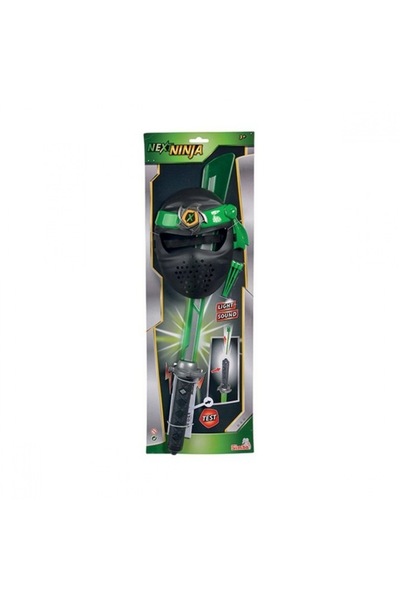 Simba Set arme de jucărie, Simba, sabie și mască ninja, verde/negru, 60 cm, 3+