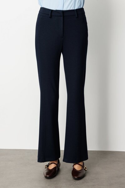 Ekol Glitter Fabric Wide Leg Pants