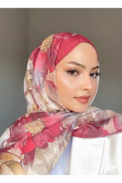 WOHOME Desenli Pamuk Soft Şal Serisi Kadın Eşarp Şal