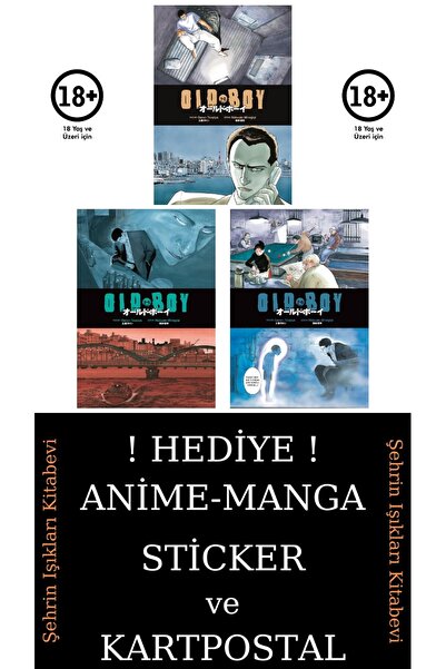 Gerekli Şeyler Yayıncılık Old Boy 1&2-5&6-7&8 Manga Seti (3 KİTAP) / Anime-Ma...