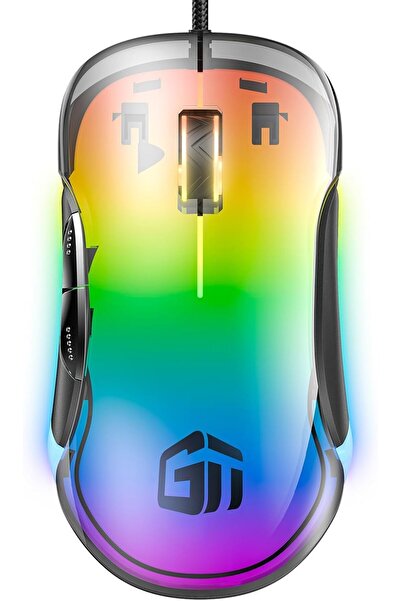 Zen Store Halo Gaming Mouse - USB Wired, 8 Programmable Buttons, Up to 6000 DPI
