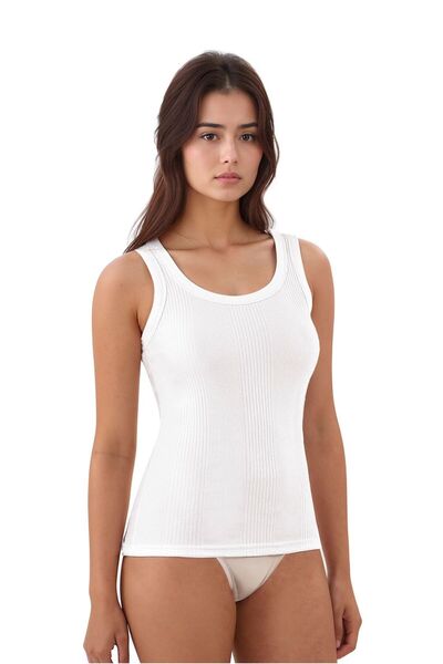 White Velvet Women's Cotton Lycra Combed Cotton Camisole 6-Piece Undershirt Q6K0K1T5Ka