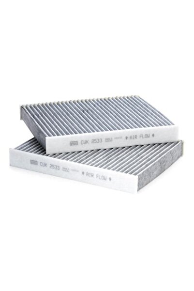 MANN Set de 2 filtre de aer habitaclu (polen) cu cărbune activ pentru BMW, Ro...