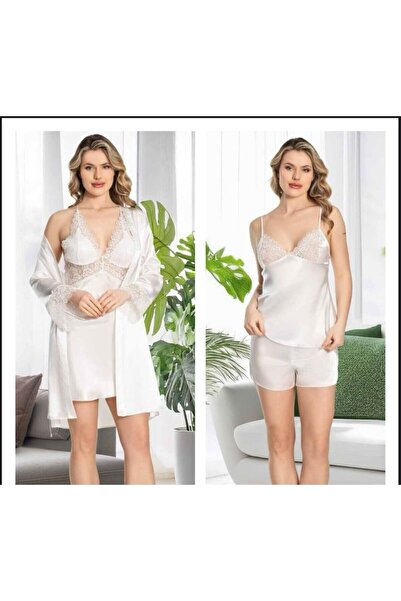 Alissa Women's Satin 6-Piece Lace Bridal Dowry Set Jw.4R.7K1.Mk